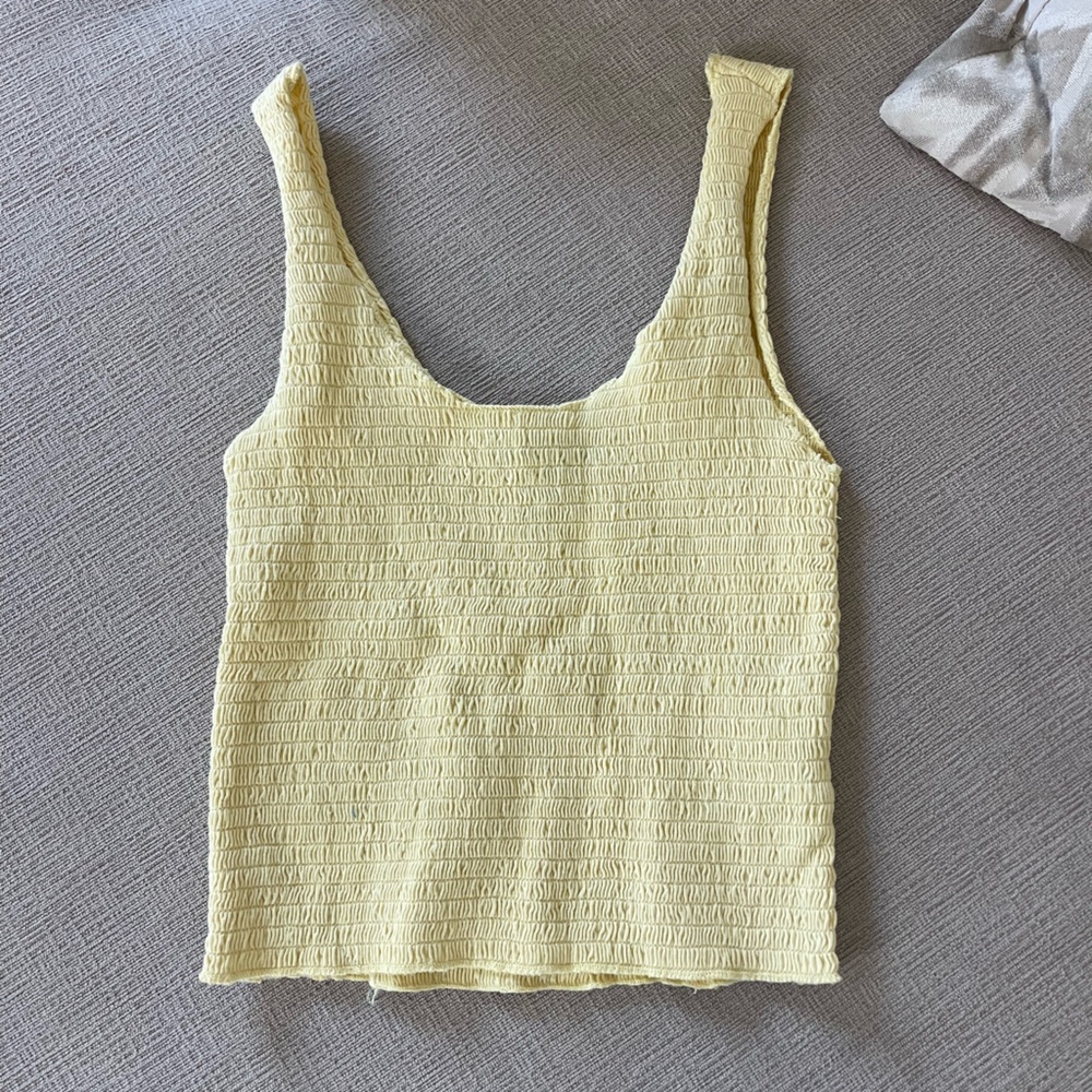 Forever 21 Butter Yellow Smock Tank